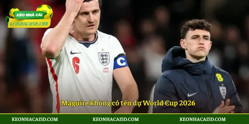 Maguire Không Được Dự World Cup 2026 Cú Sốc Lớn Của Tuyển Anh 3 Maguire không có tên dự World Cup 2026