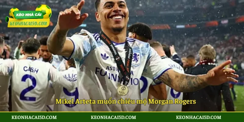 Arsenal săn Morgan Rogers 100 triệu bảng cho Aston Villa 4 Mikel Arteta muốn chiêu mộ Morgan Rogers